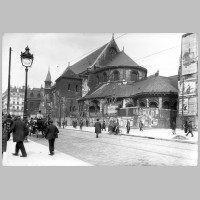 Paris (75), prieuré Saint-Martin-des-Champs, chevet de l'église en 1913.png